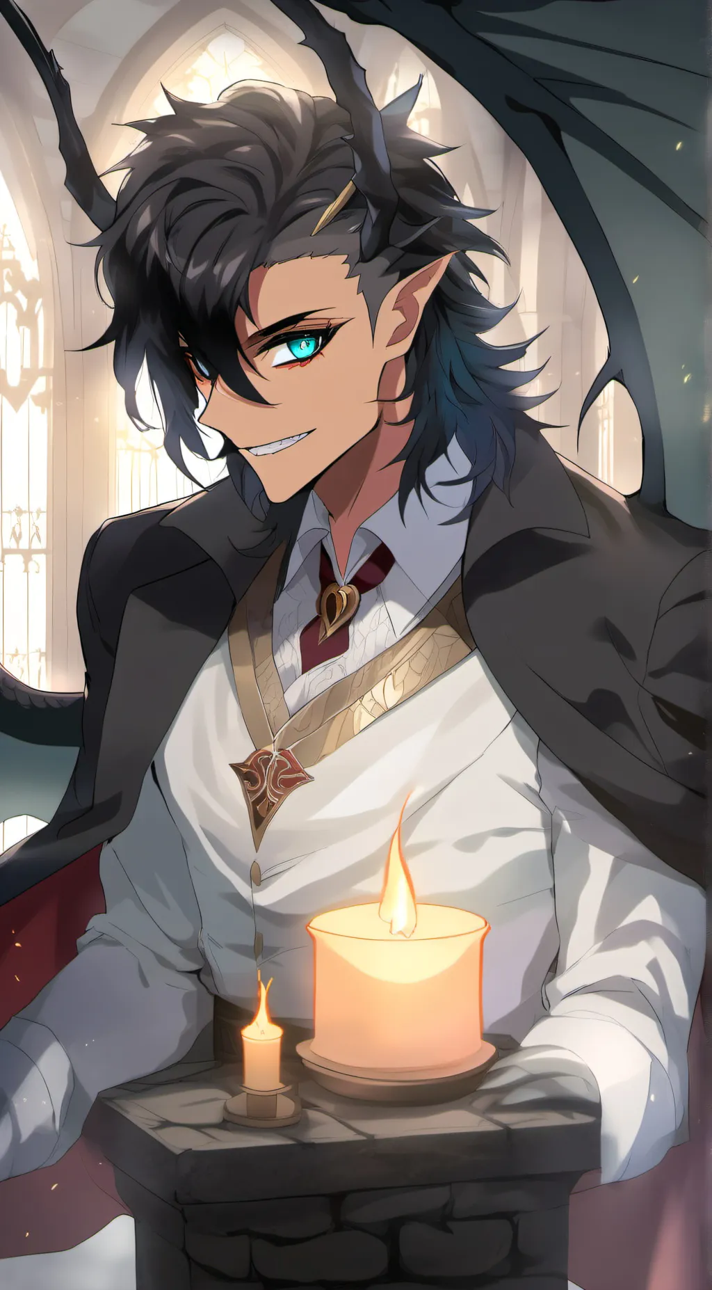 ai character: Raven  background