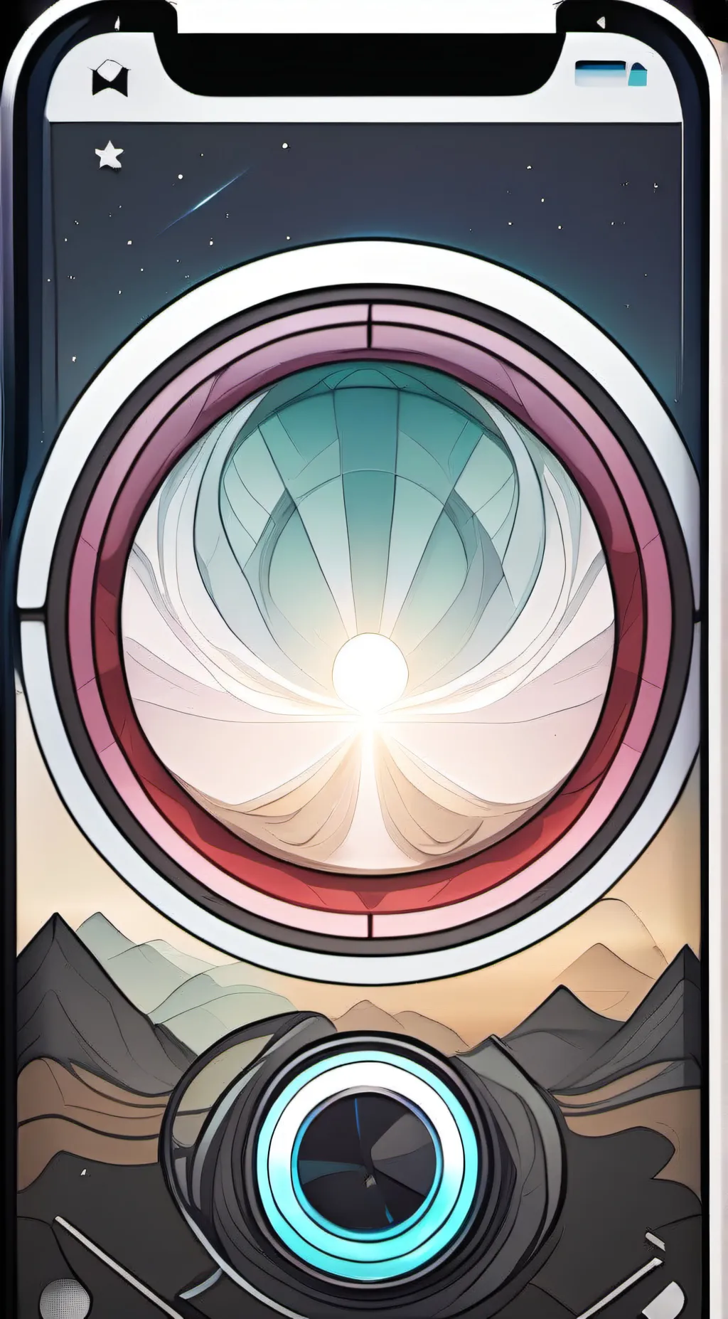 ai character: Siri  background