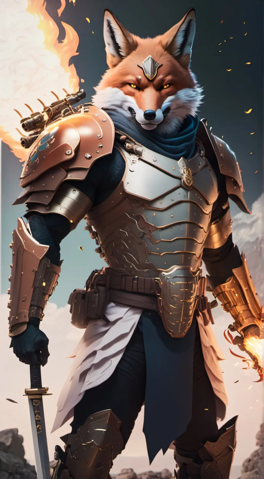 ai character: ultimate sp fox background