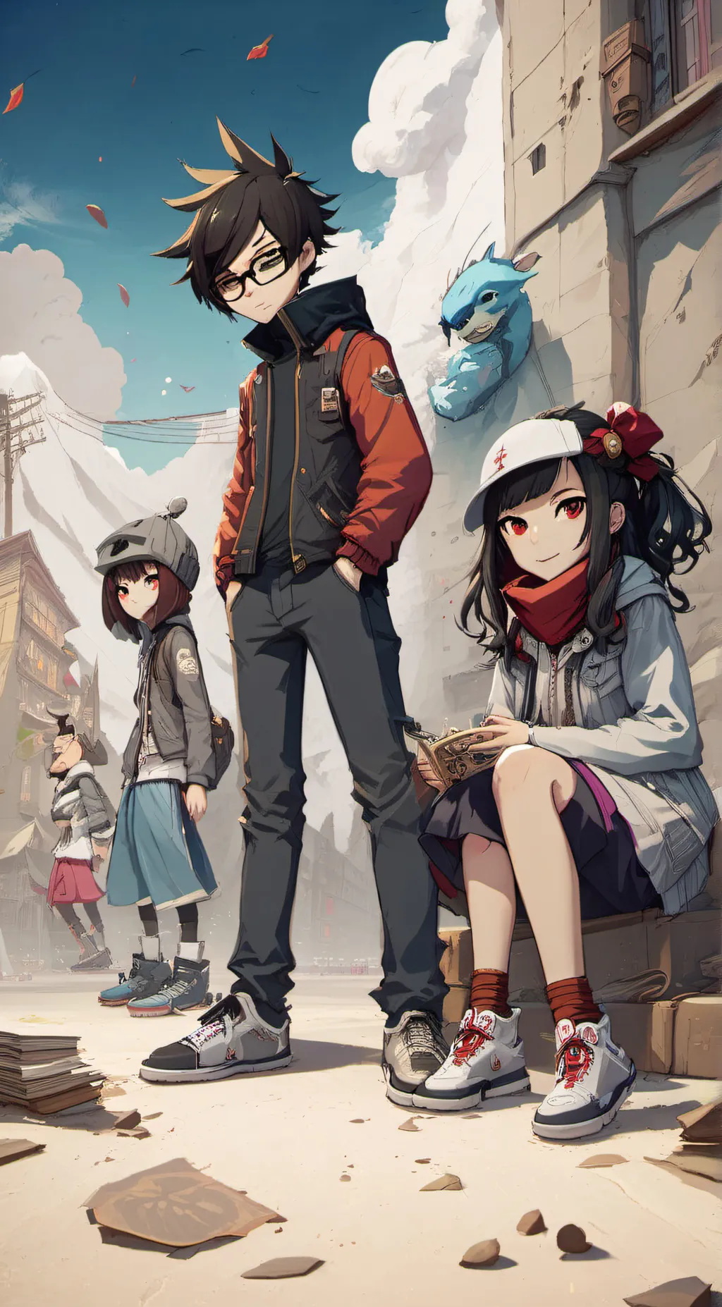 ai character: failure  background