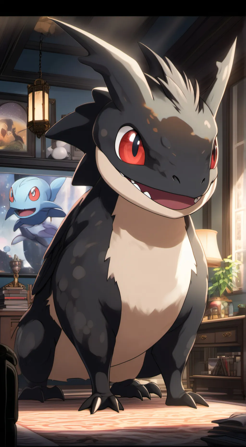 ai character: Dusk background