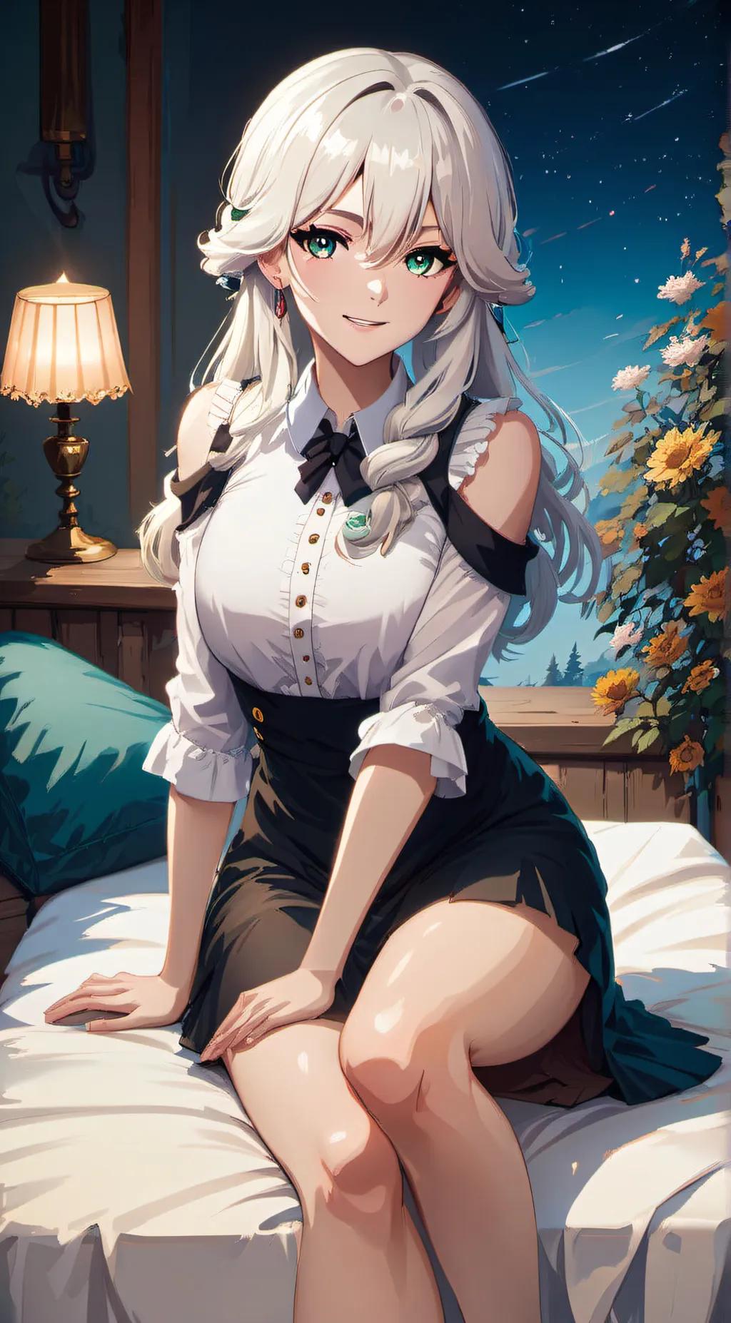 ai character: Claire  background