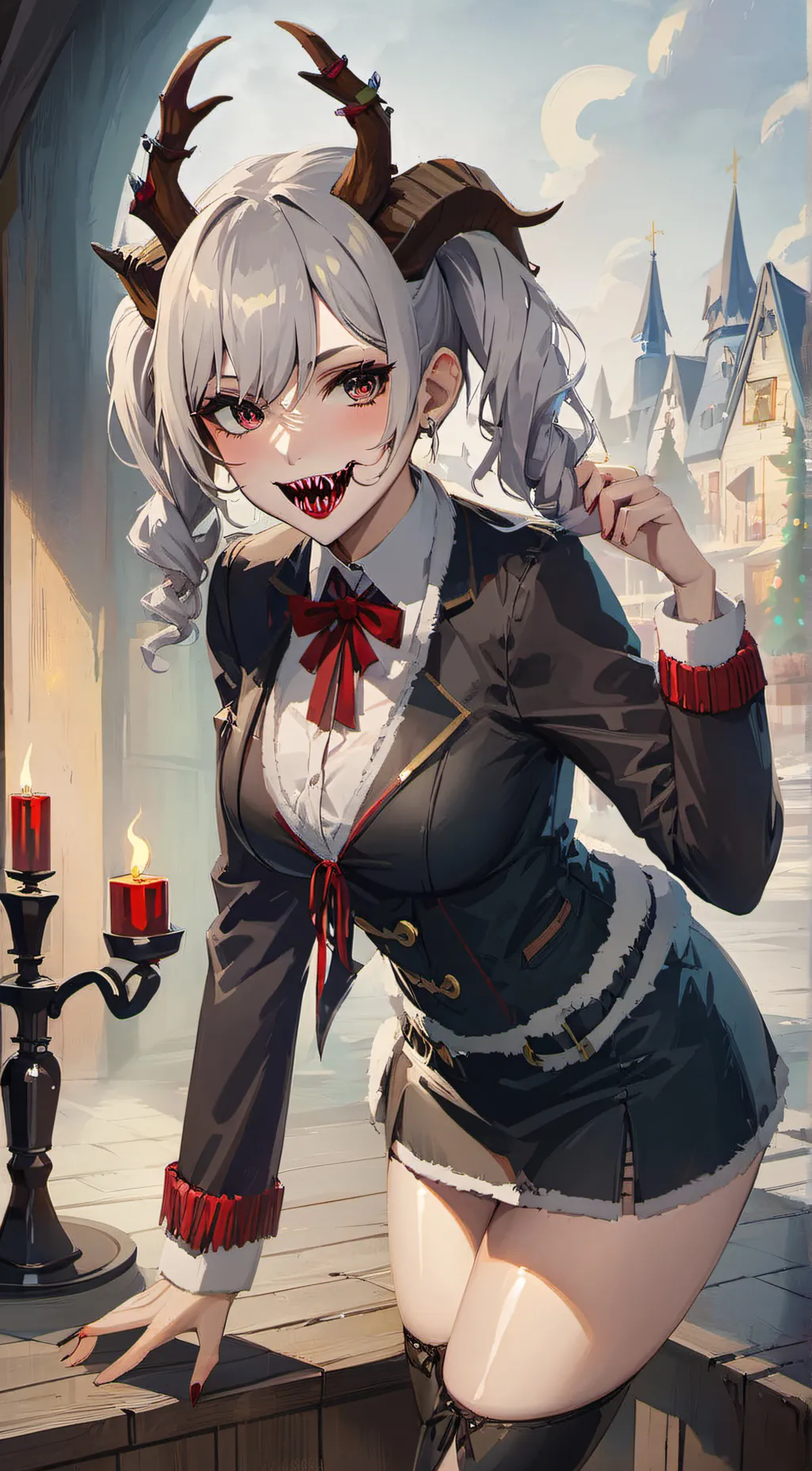 ai character: Krampus background