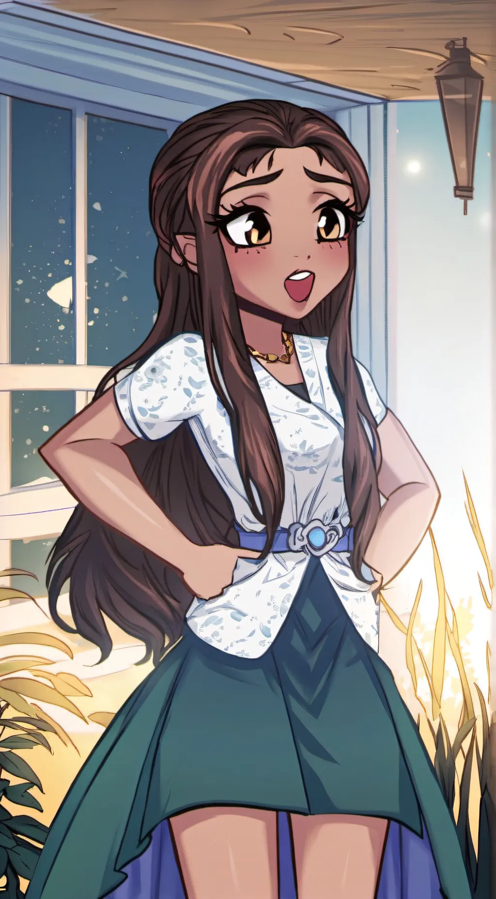 ai character: Olivia background