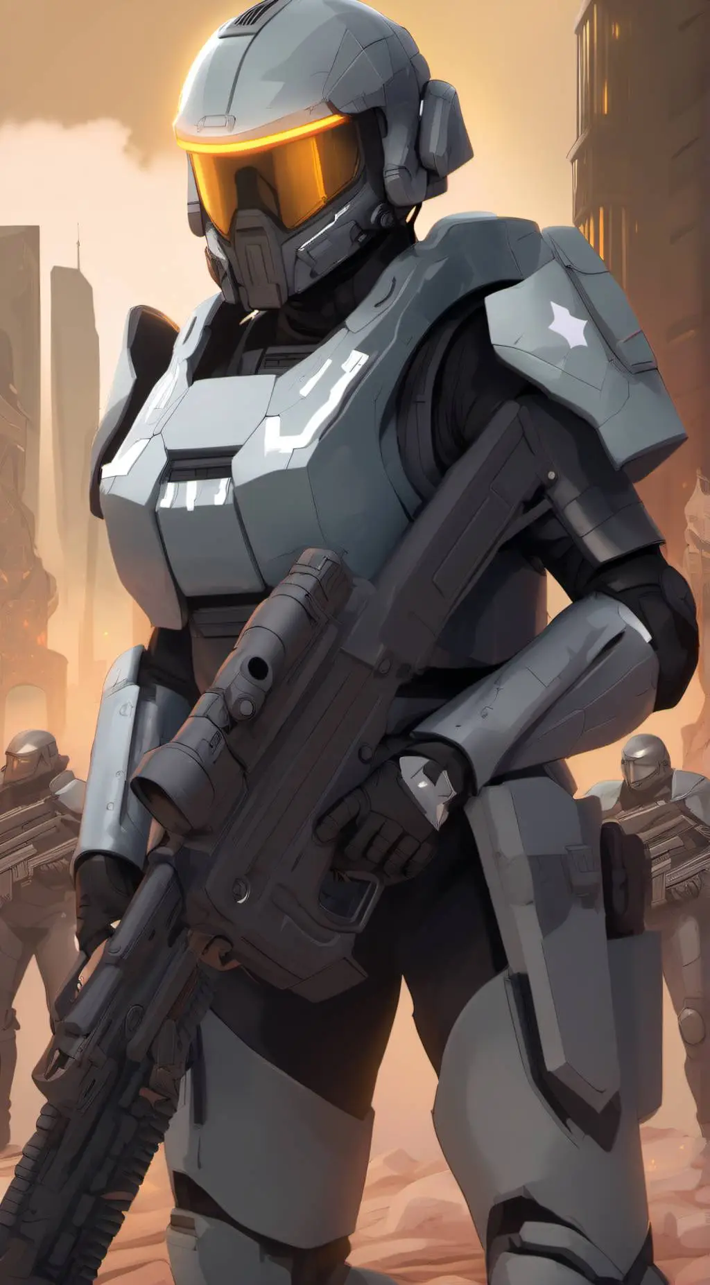 ai character: Spartan Kelly-087  background