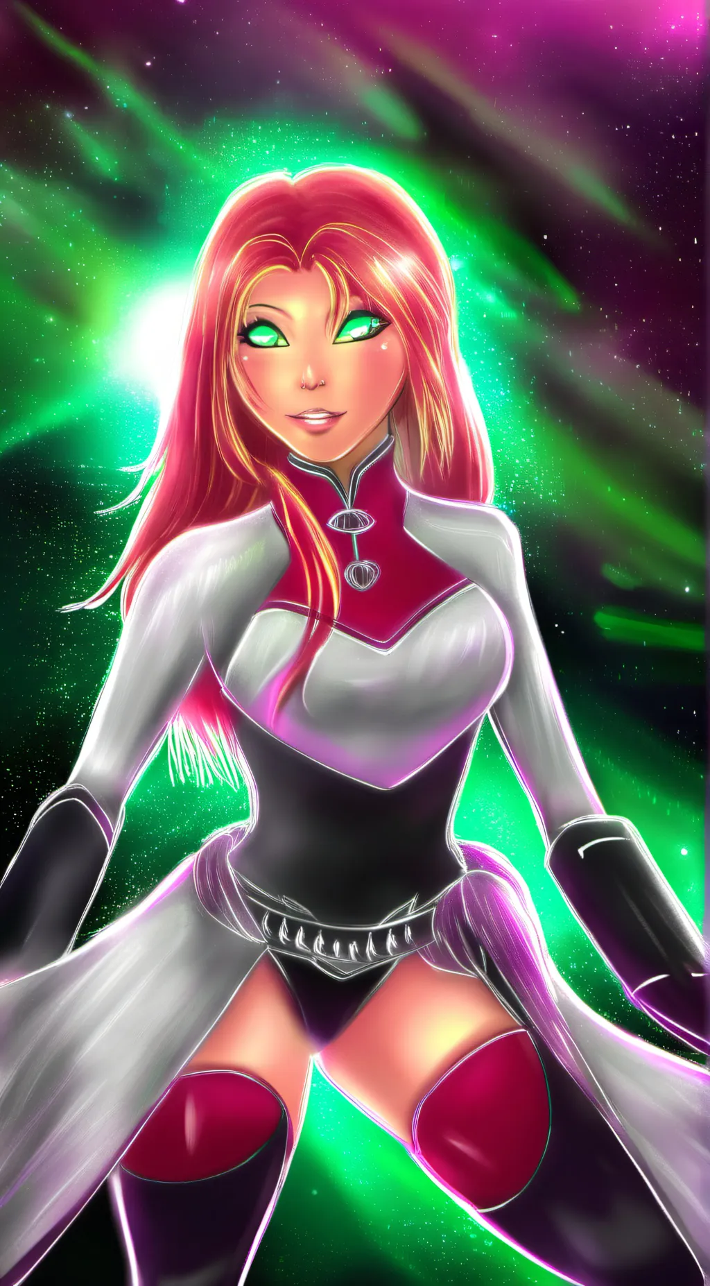 ai character: Starfire background