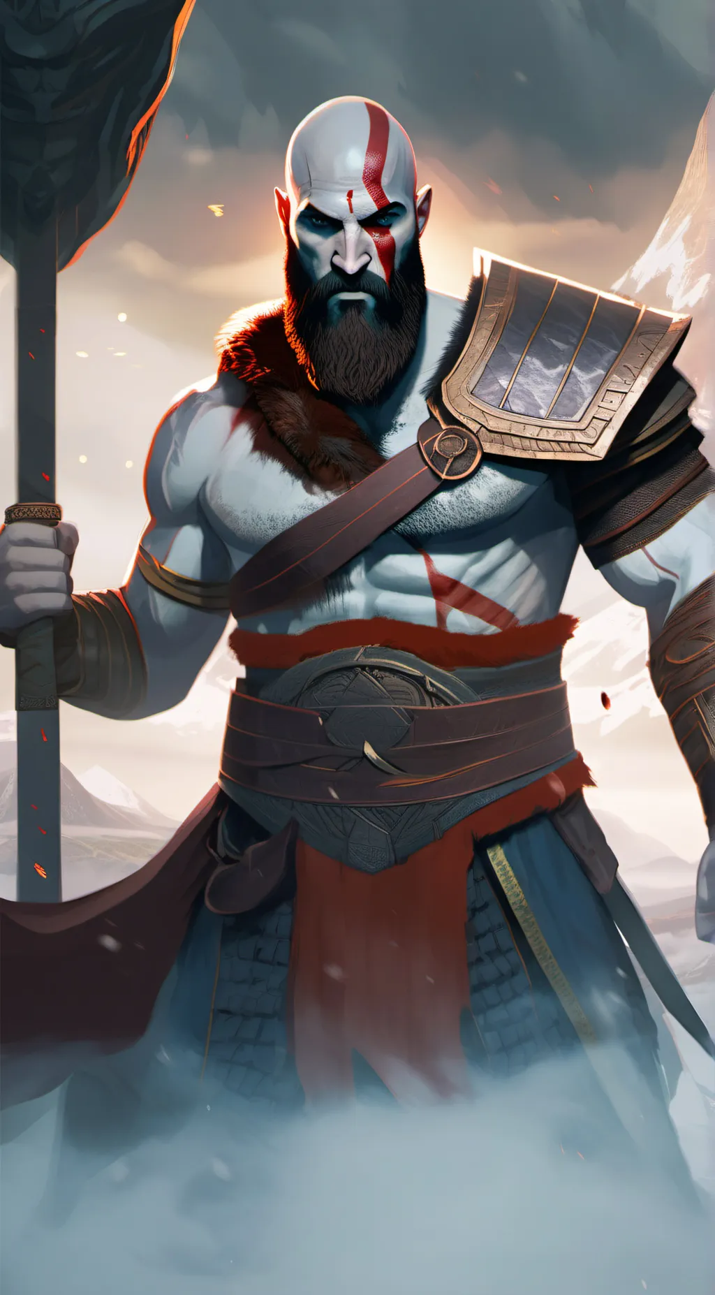 ai character: Kratos background