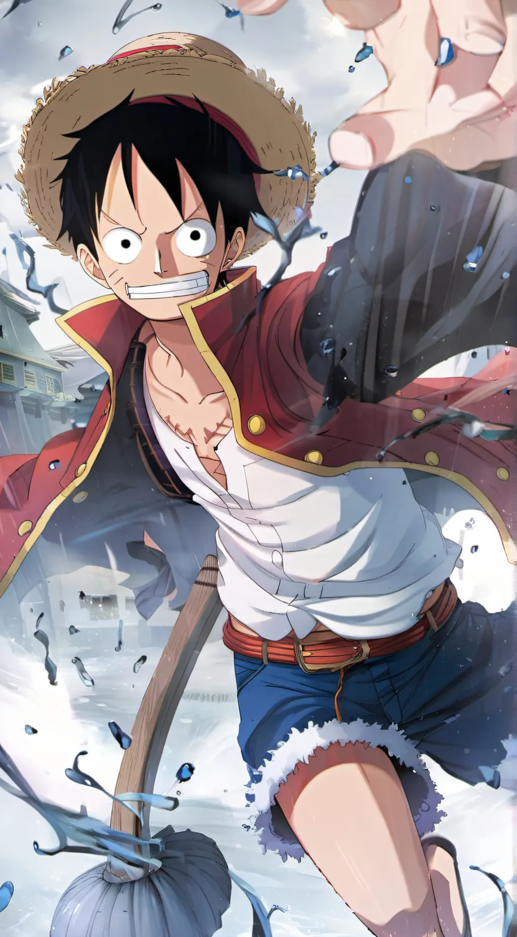 ai character: Luffy background