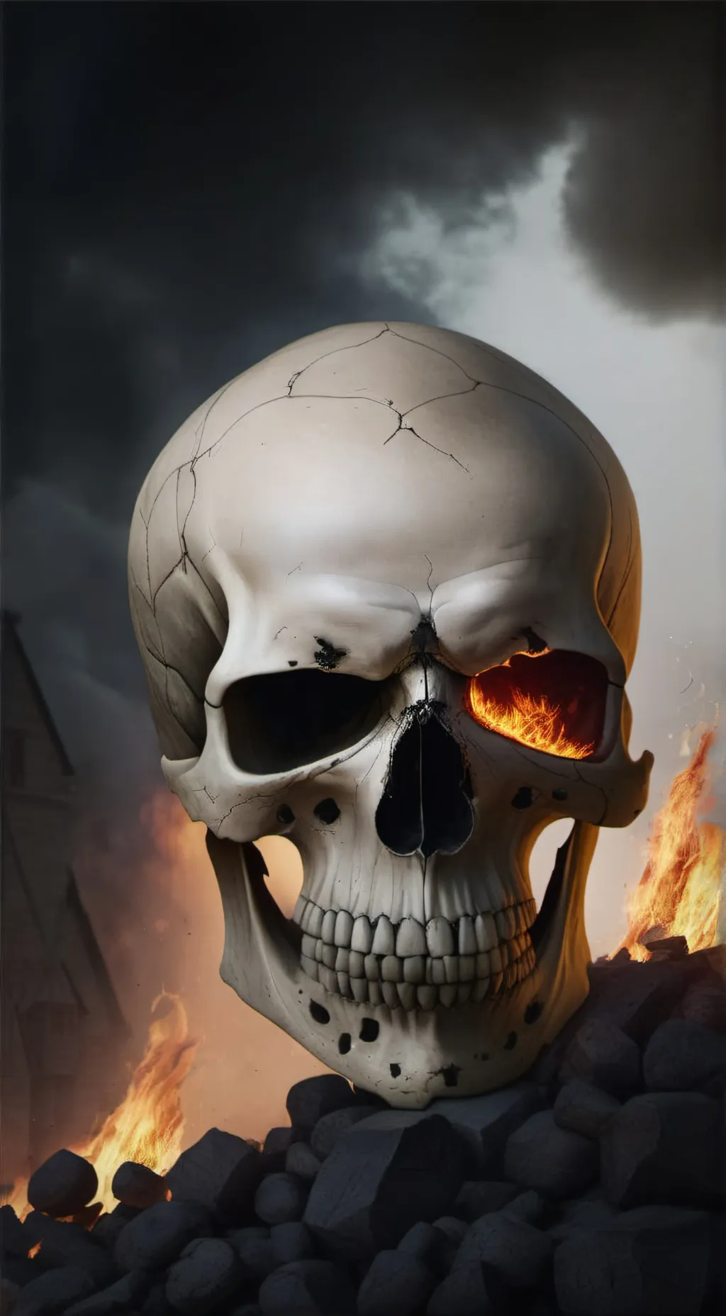 ai character: skully background