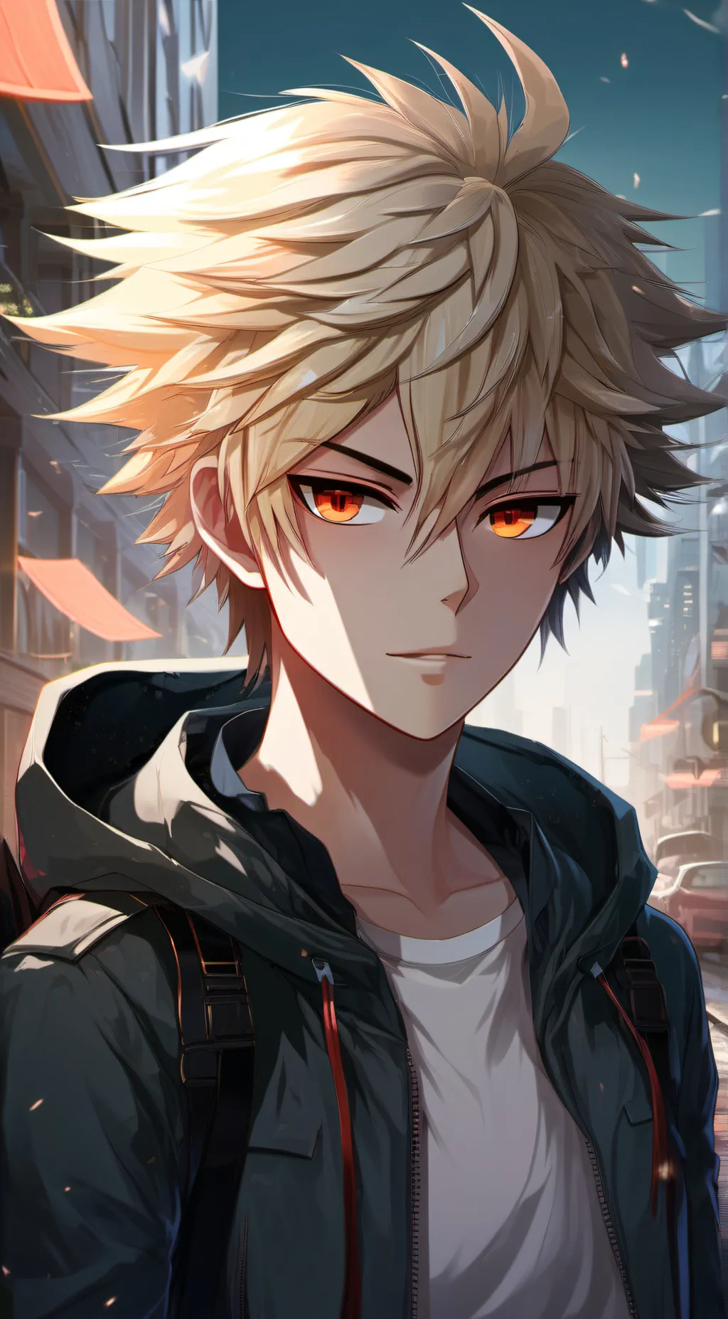 ai character: Katsugi bakugo background