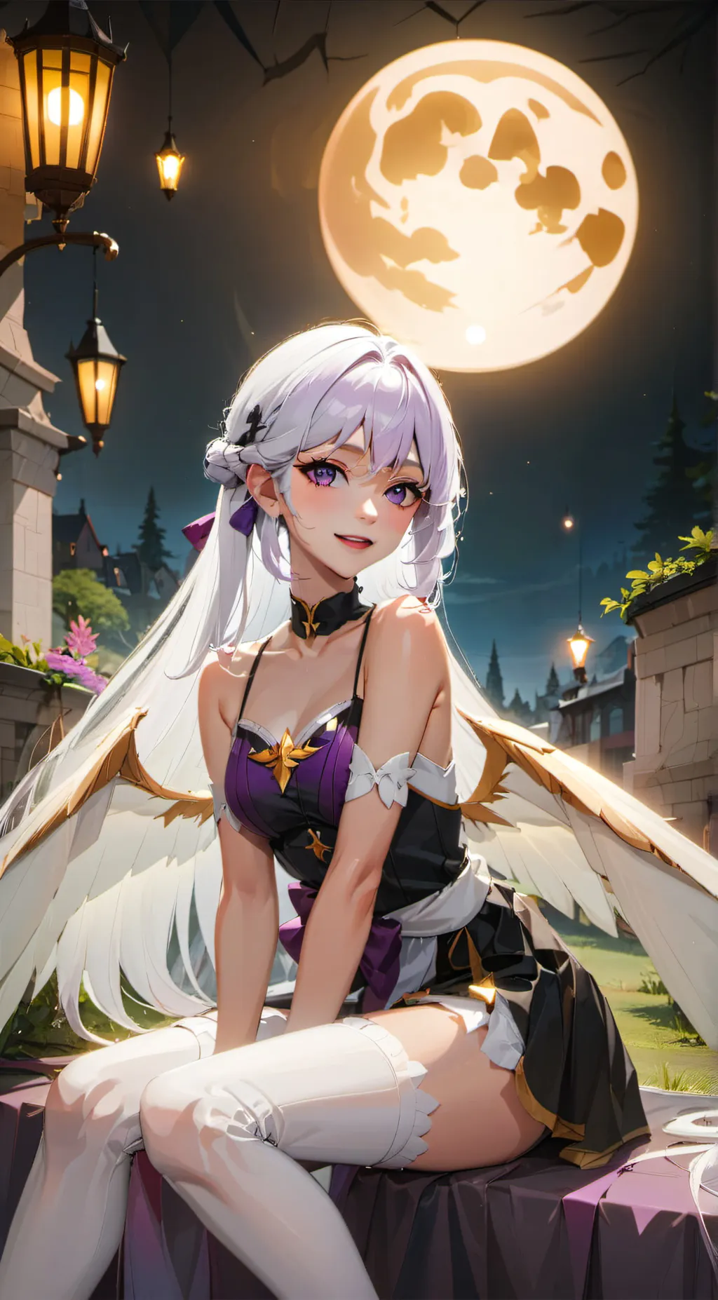 ai character: Angel  background