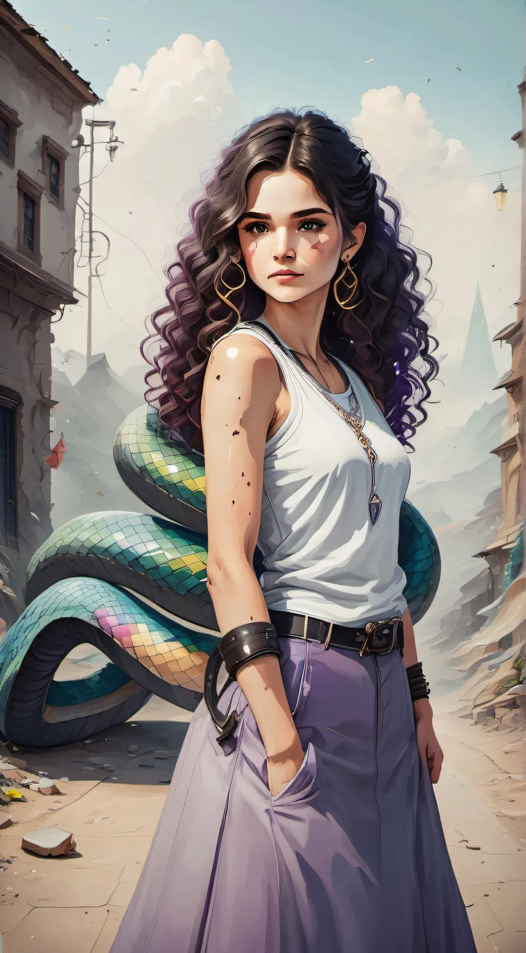 ai character: Lucy Gray Baird background