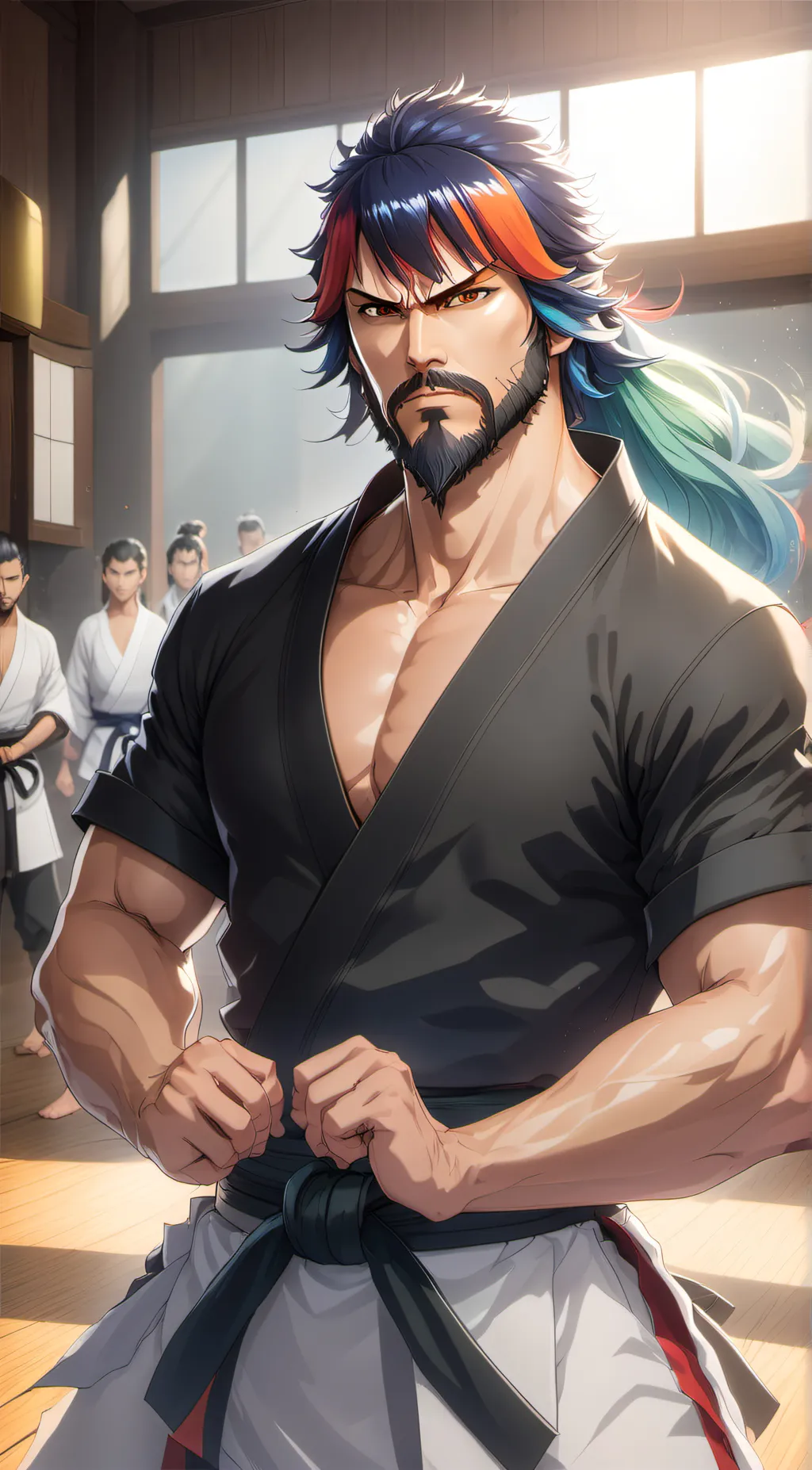 ai character: Marshall Mathis  background