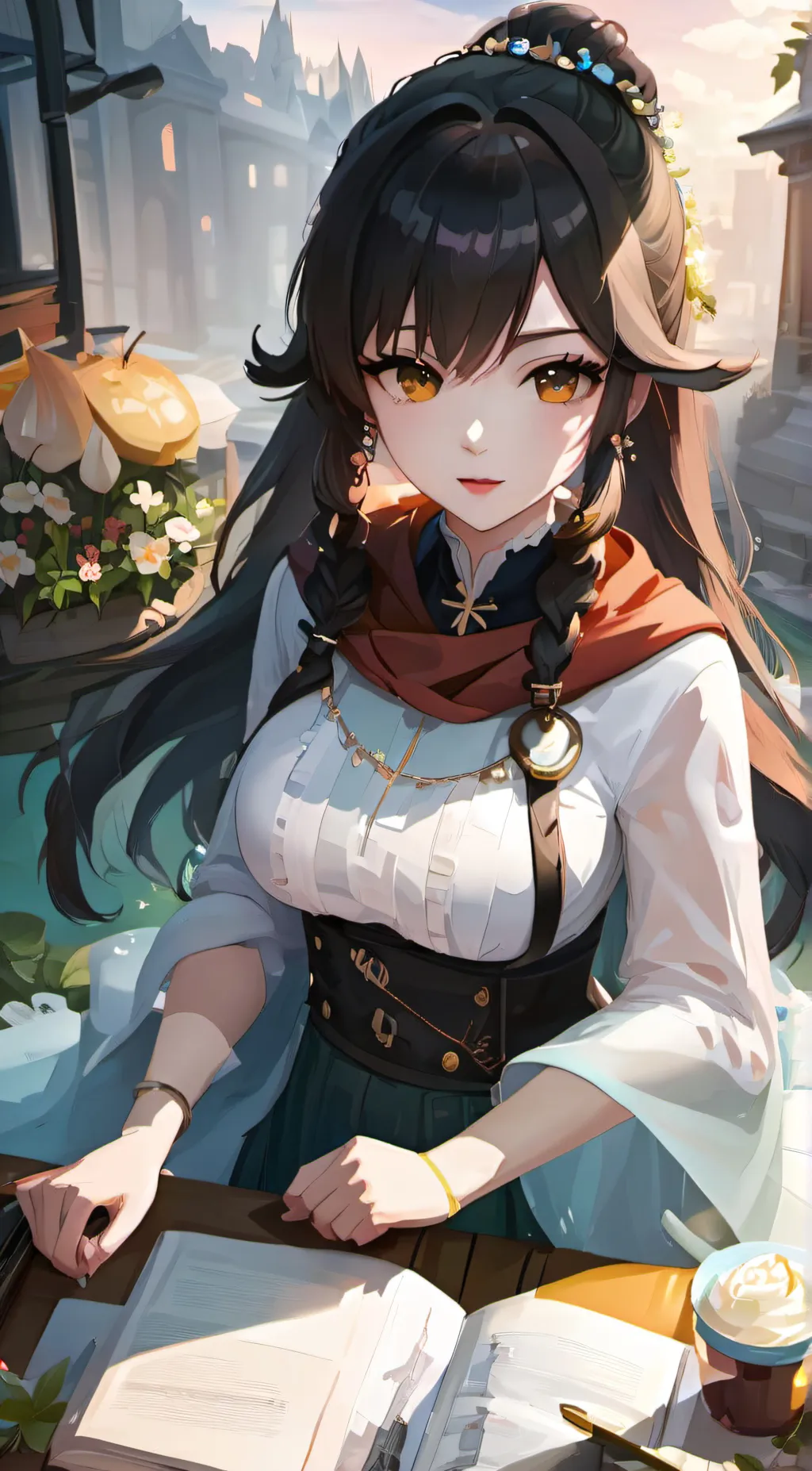ai character: Lily background