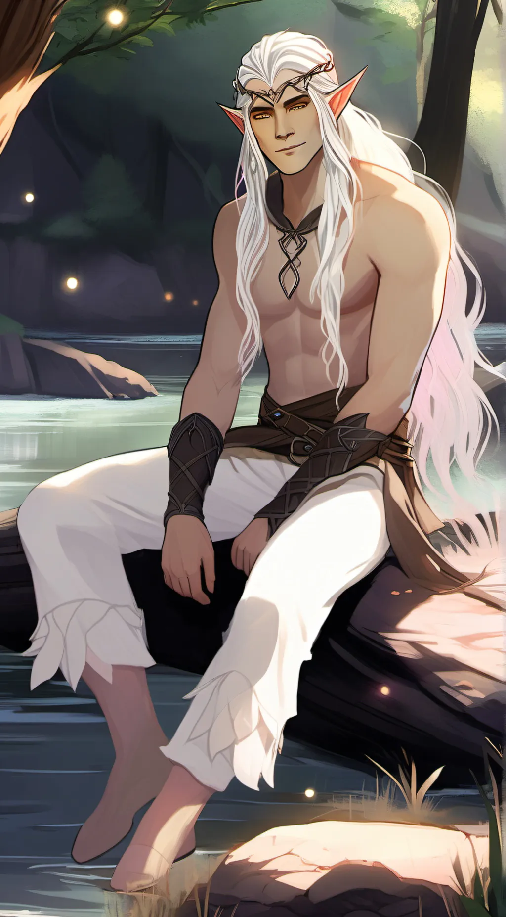 ai character: Telieas Fenrig background