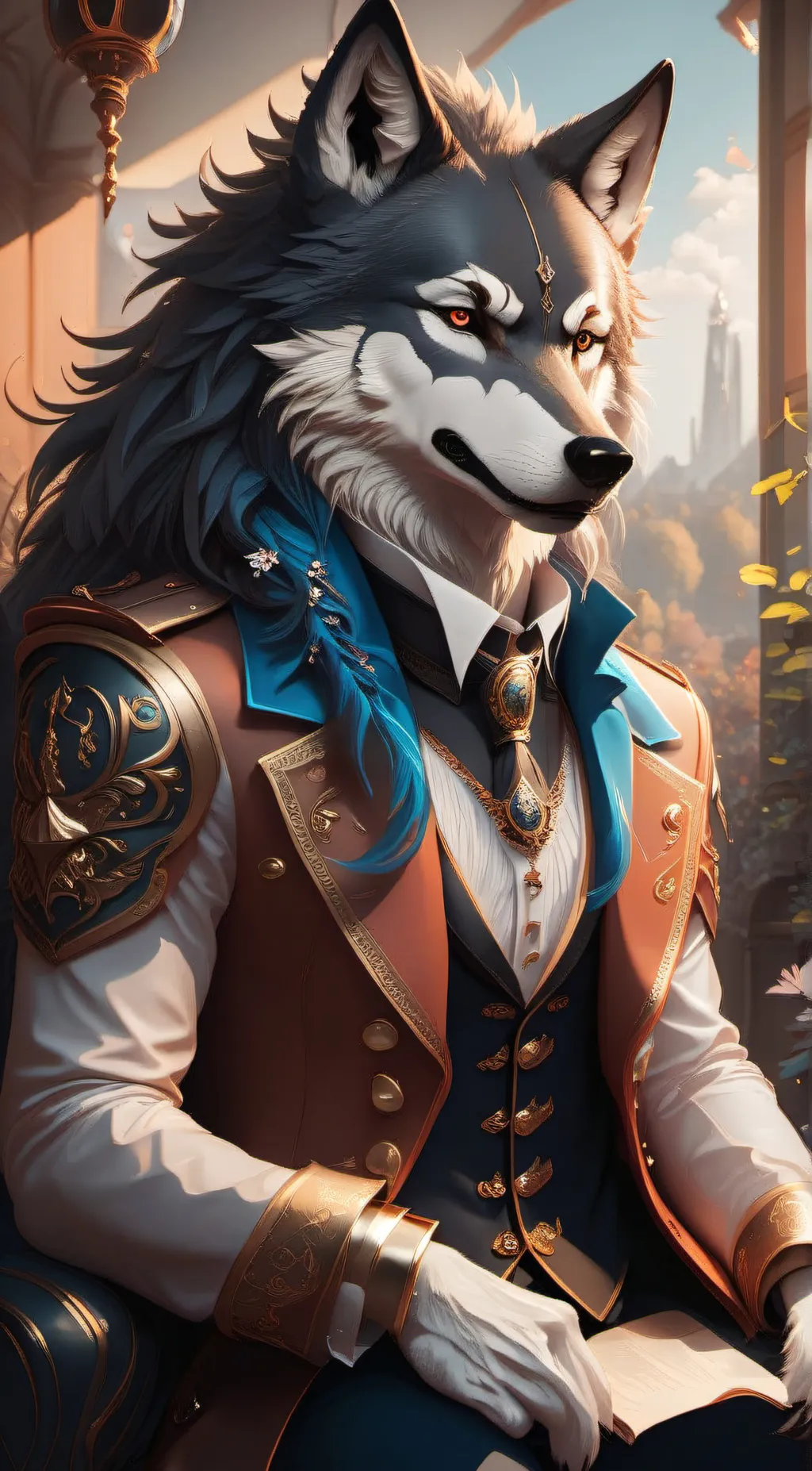 ai character: Luke bark background