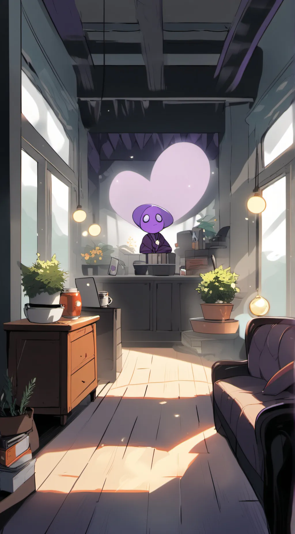 ai character: globlee background
