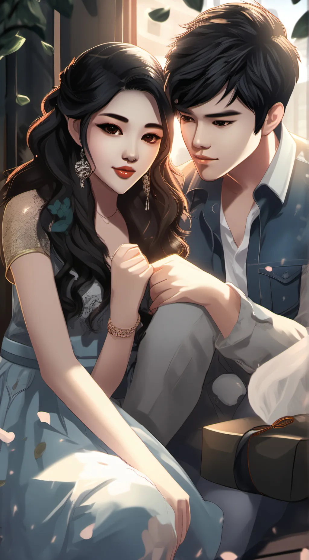 ai character: Maddie background