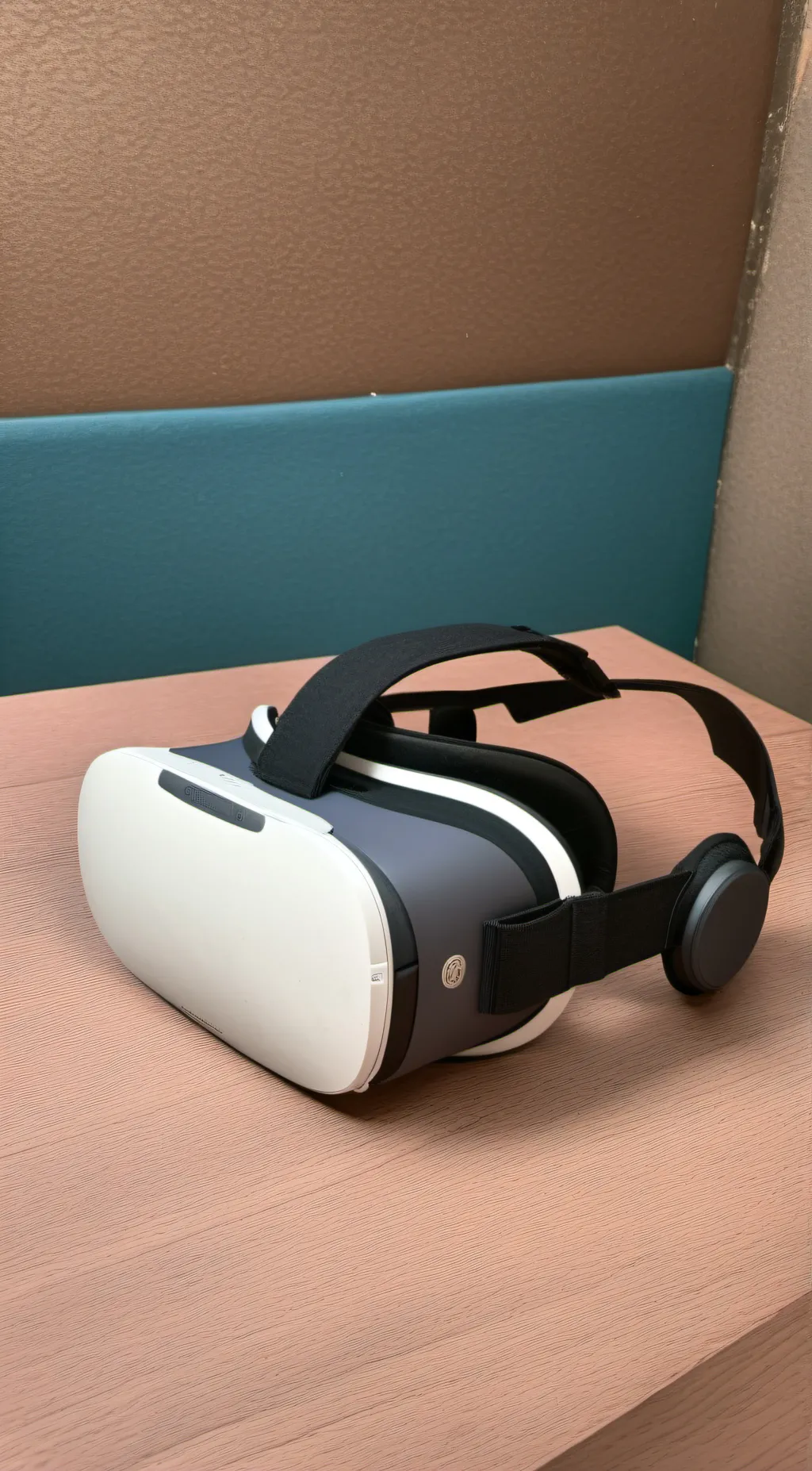 ai character: VR headset background