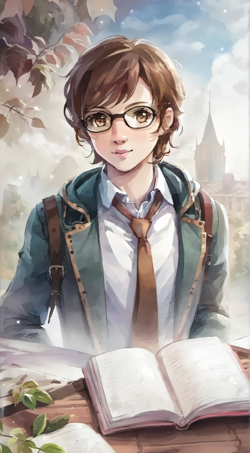 ai character: Braden  background