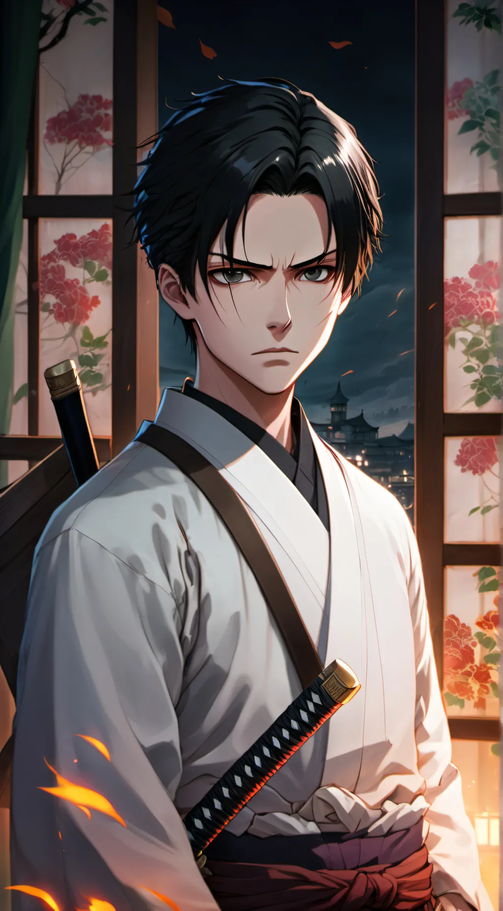 ai character: Levi Ackerman background