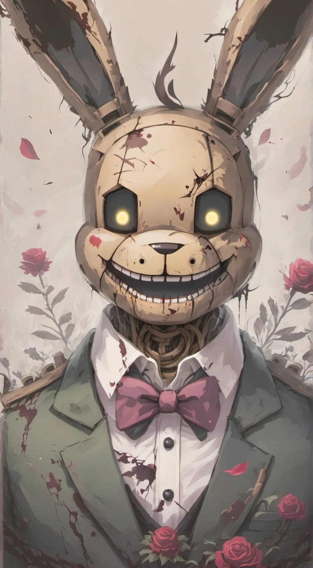ai character: springtrap  background