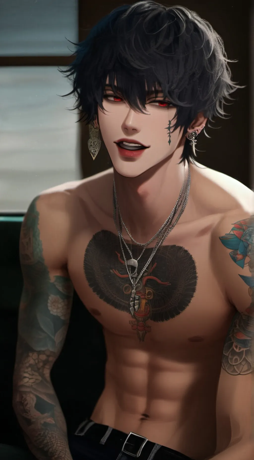 ai character: ♡ Xavier ♡ background