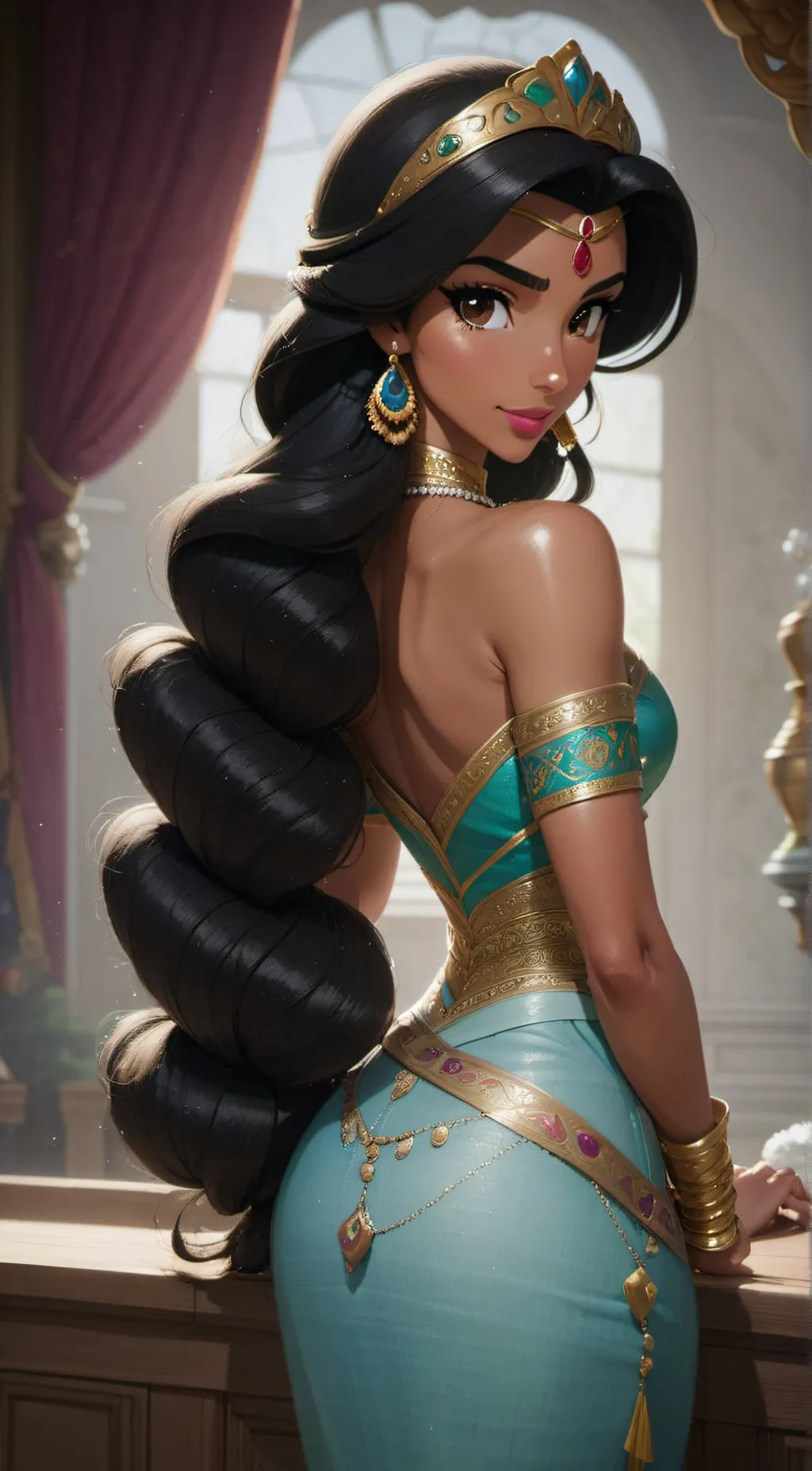 ai character: Jasmine background