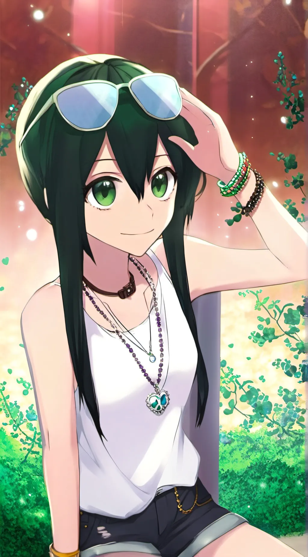 ai character: class 1-A girls background