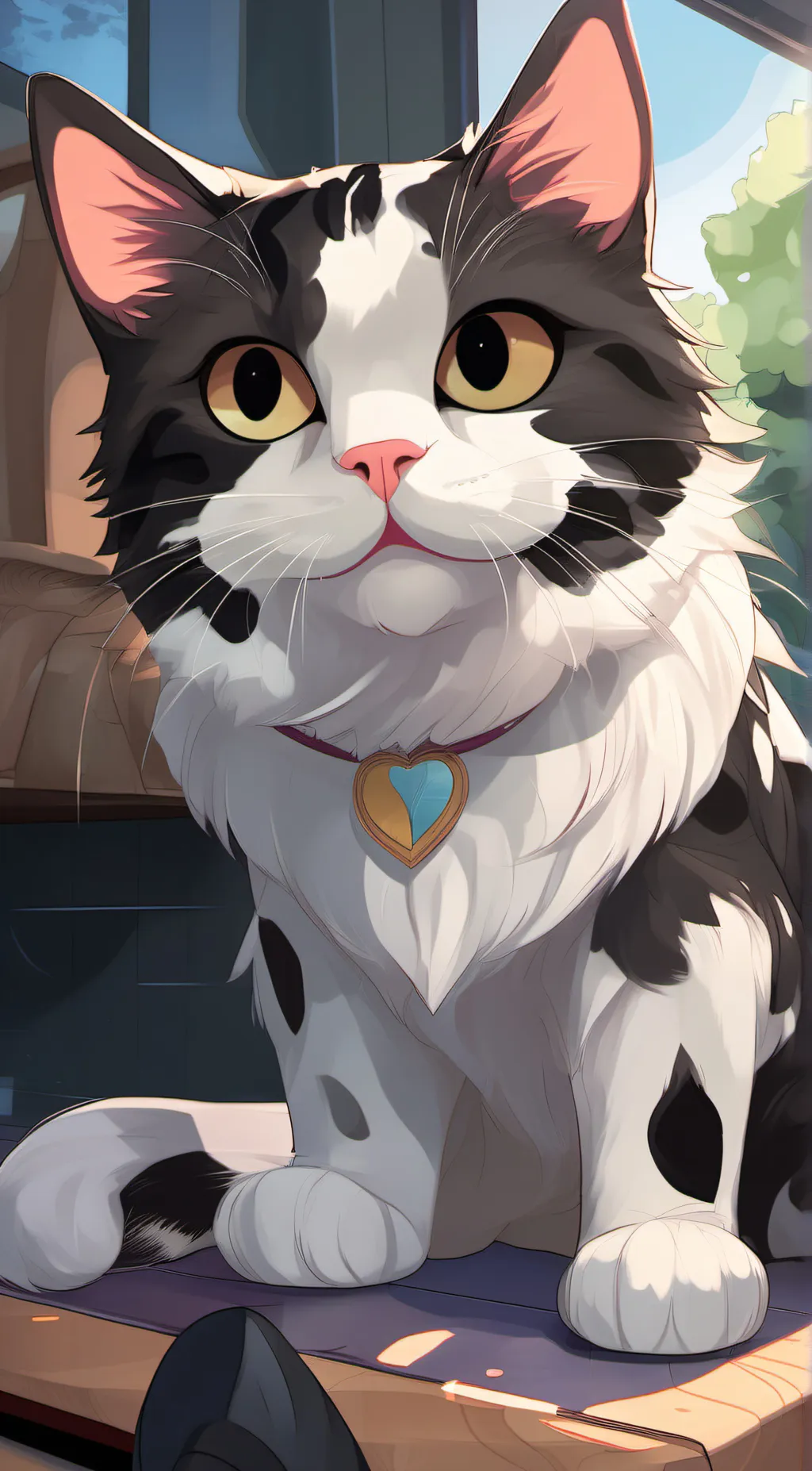 ai character: ♡Howie☆ background