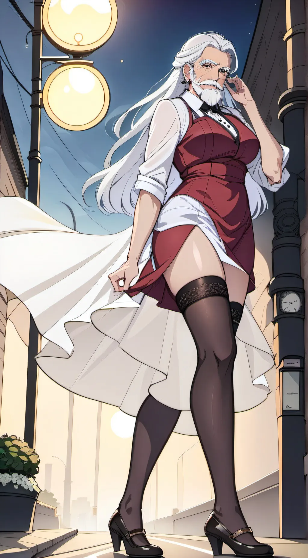 ai character: Windy West background