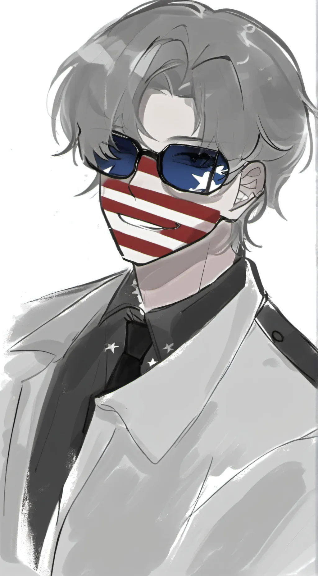 ai character: United States background