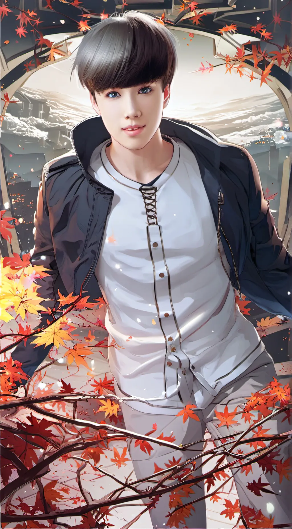 ai character: Clay background