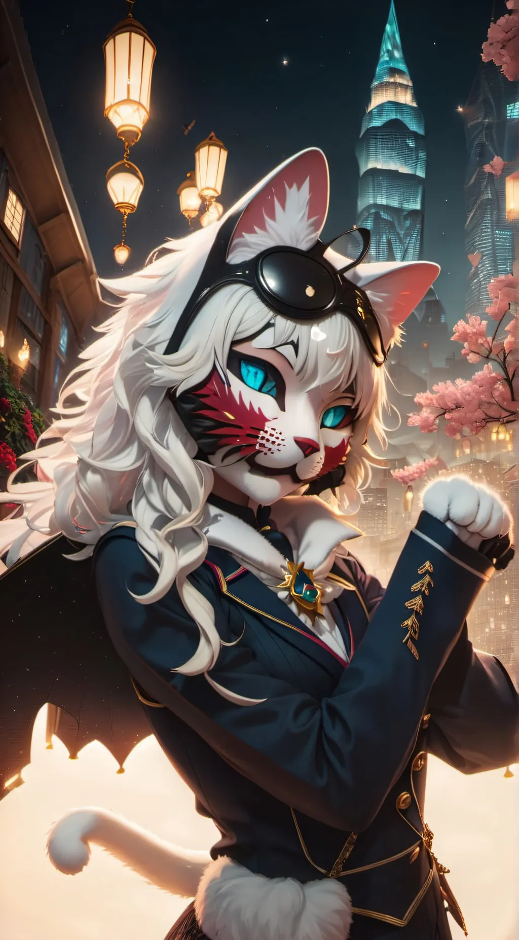 ai character: cat background