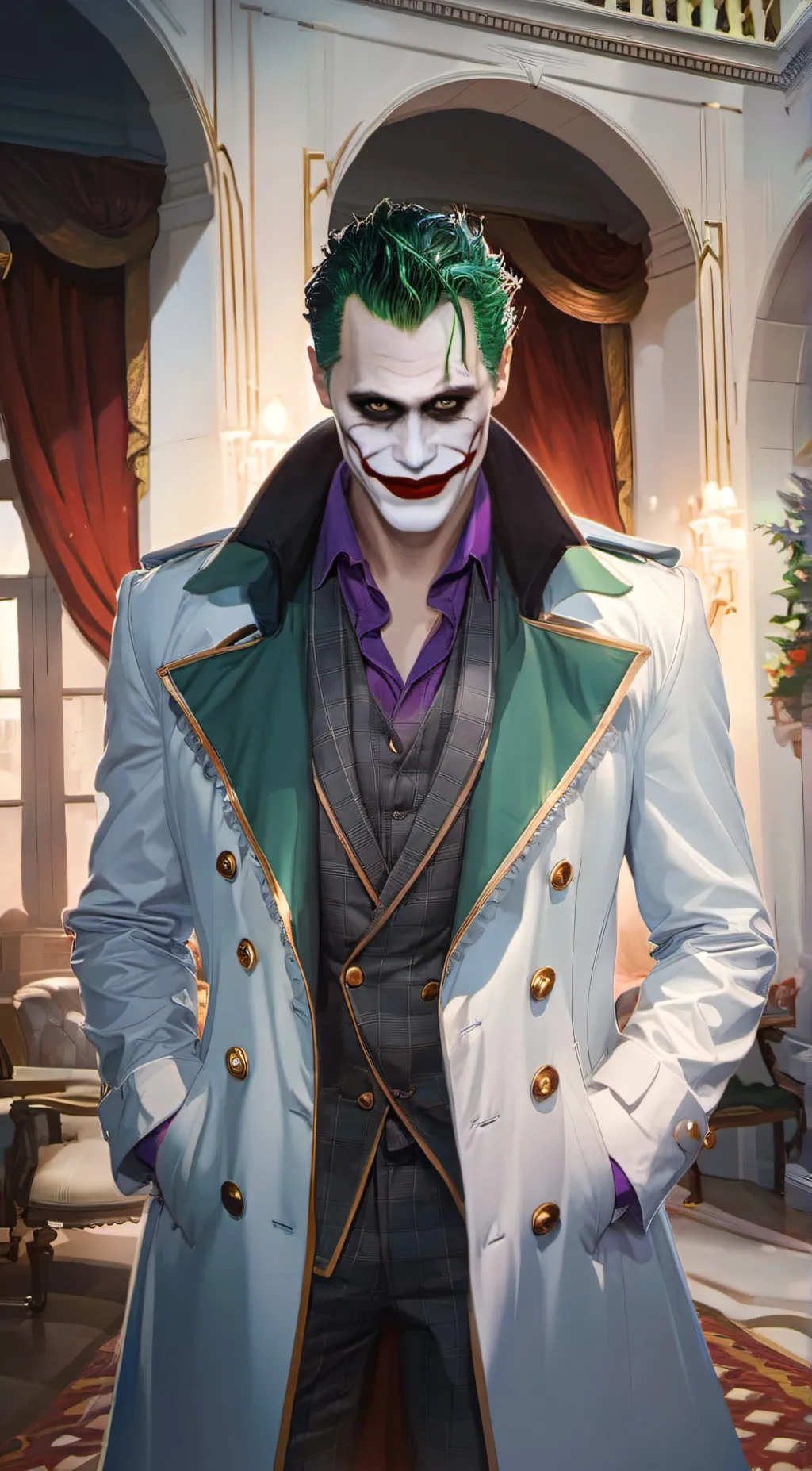 ai character: The Joker background