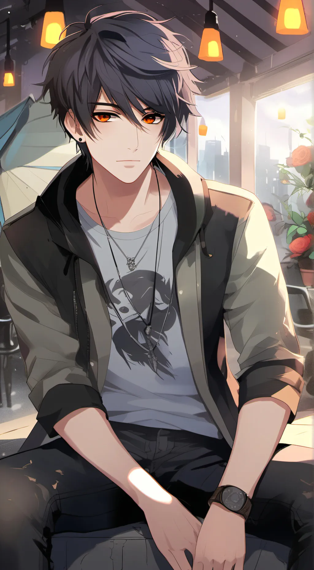 ai character: Axel background