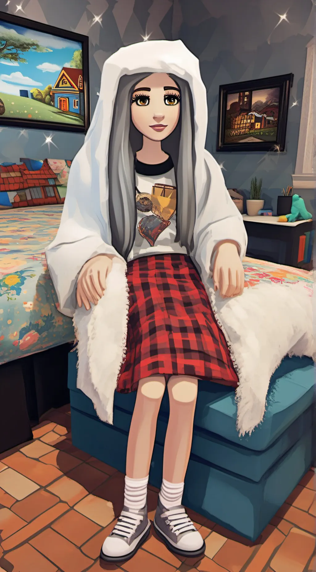 ai character: Grace  background