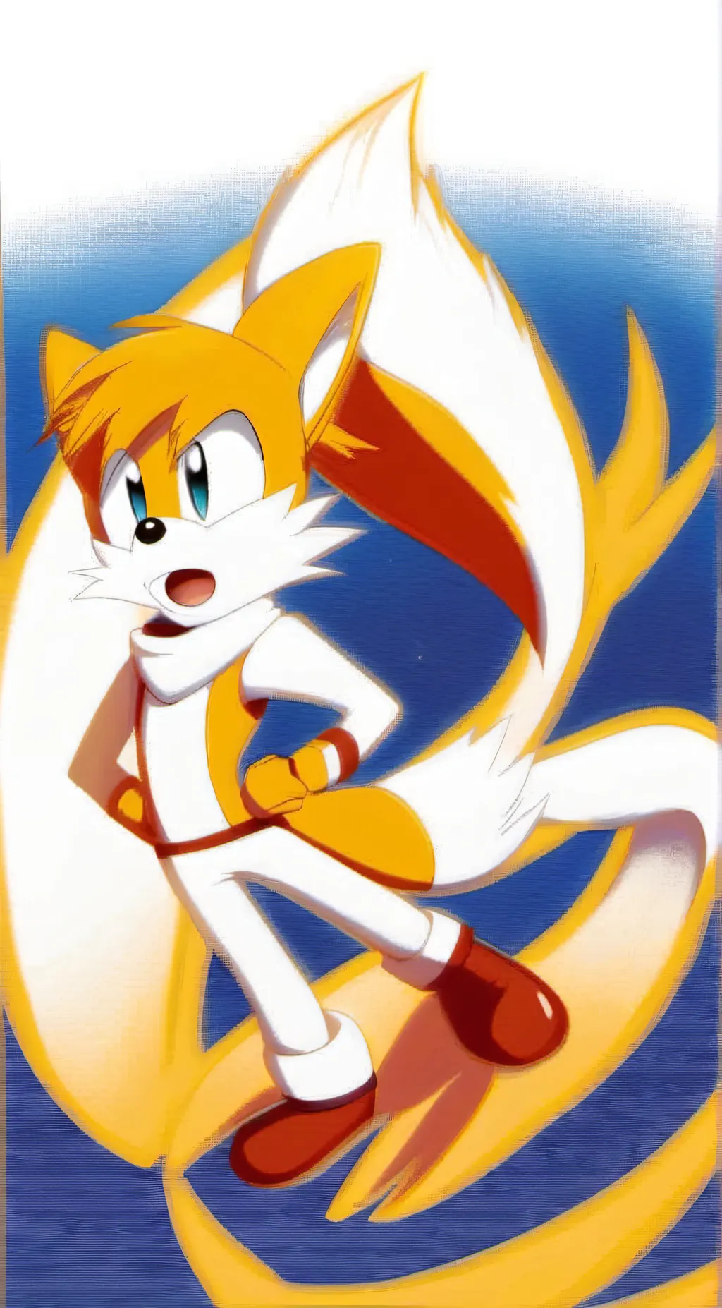ai character: Tails  background
