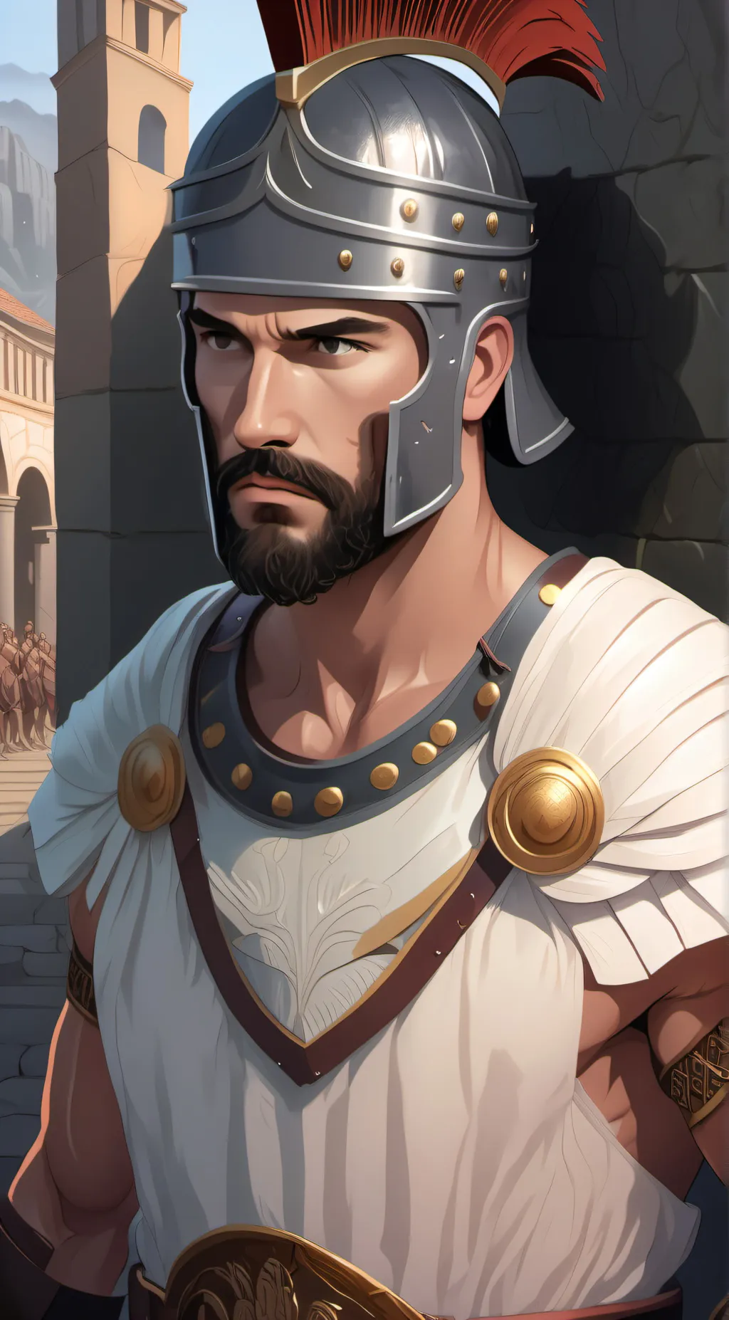 ai character: Spartacus  background