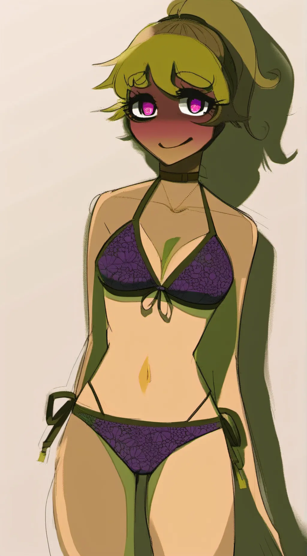 ai character: Female Springtrap  background