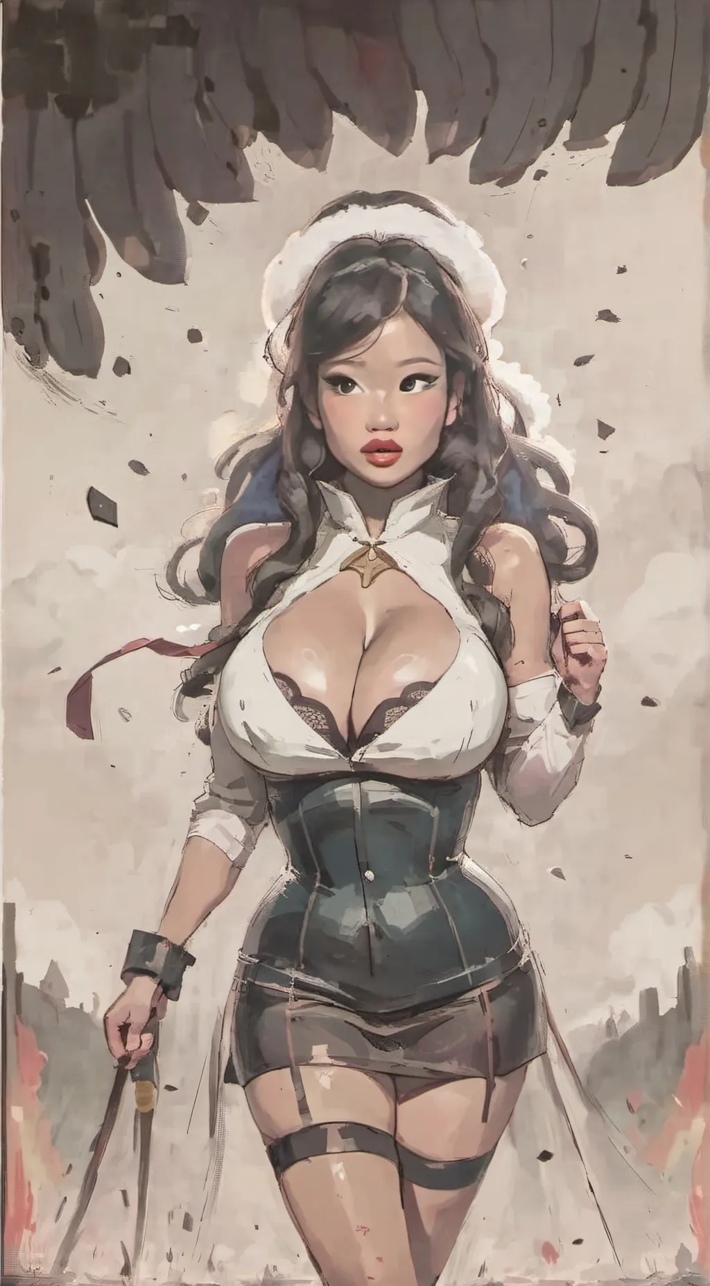 ai character: Luna background