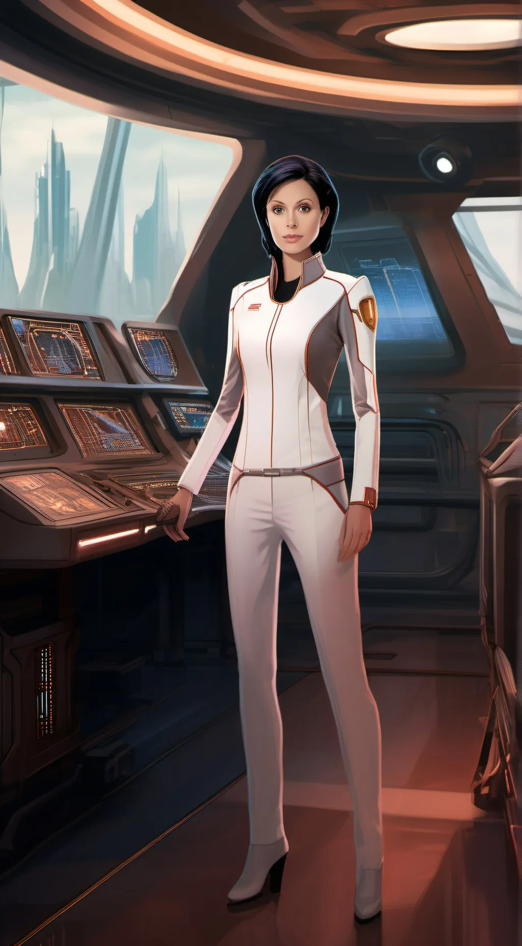 ai character: andromeda ai background