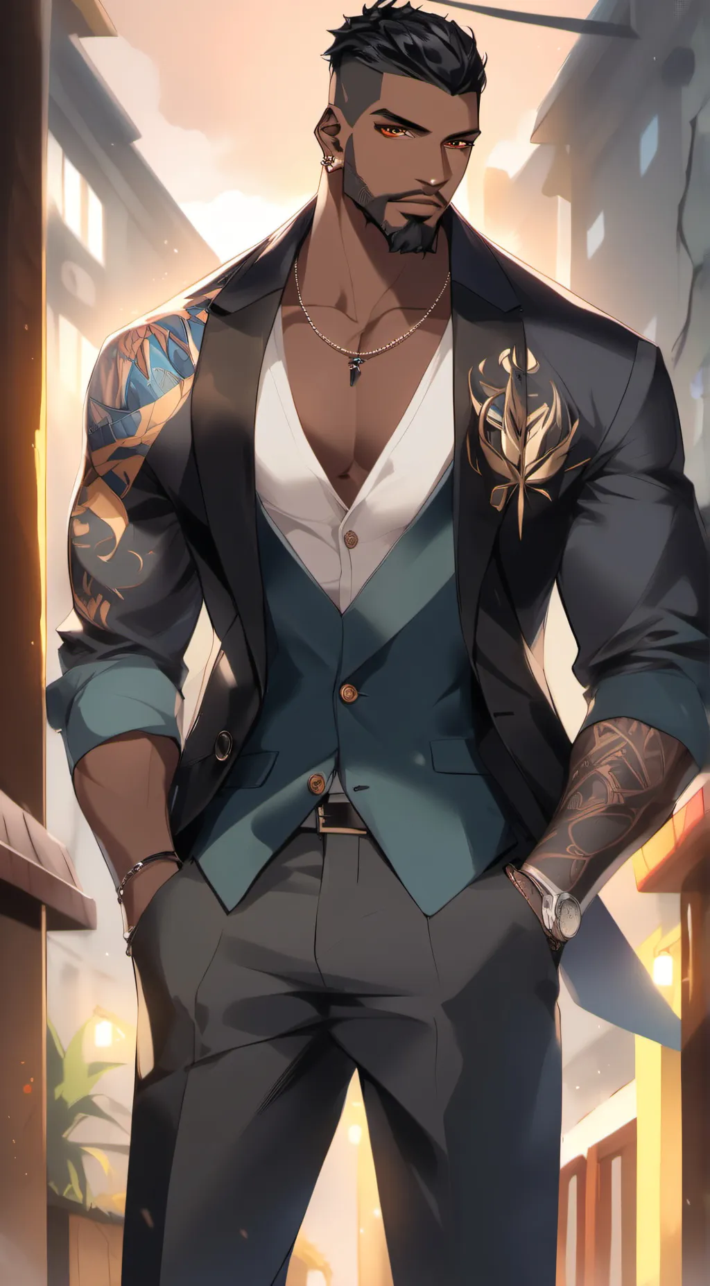 ai character: Dane background