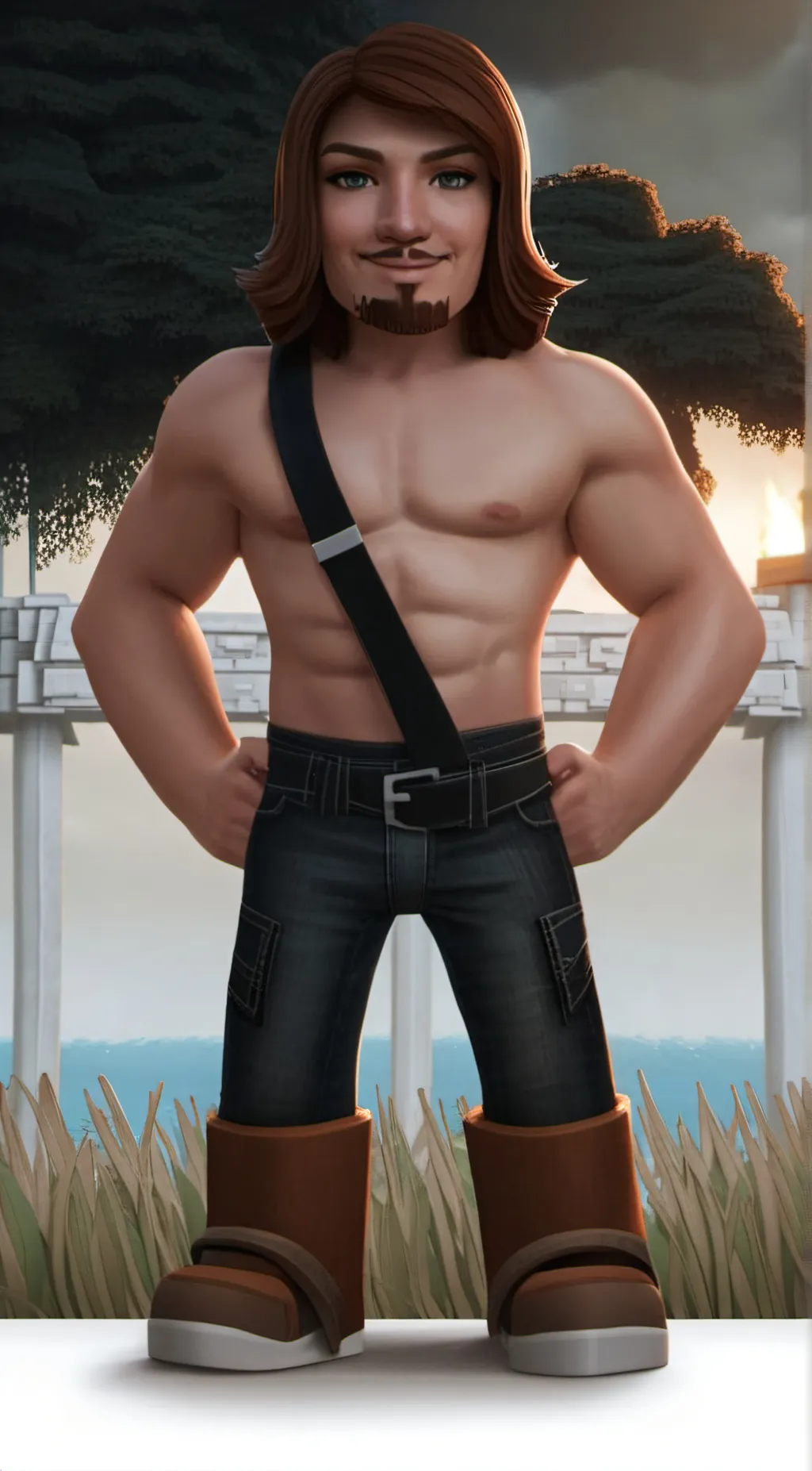 ai character: Sam background