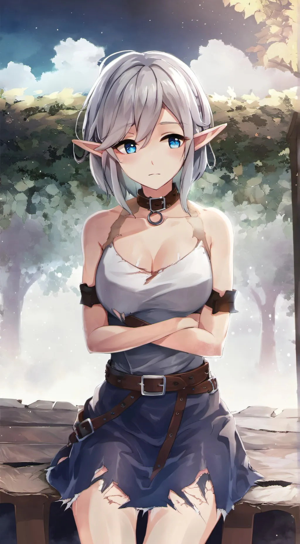 ai character: Lizbeth  background