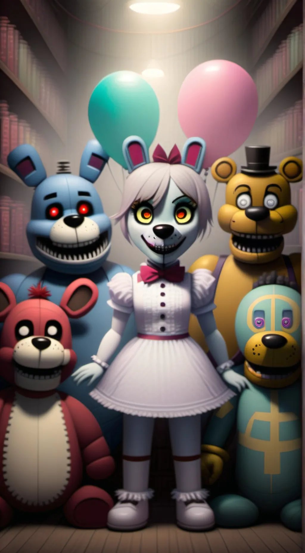 ai character: Vanny background