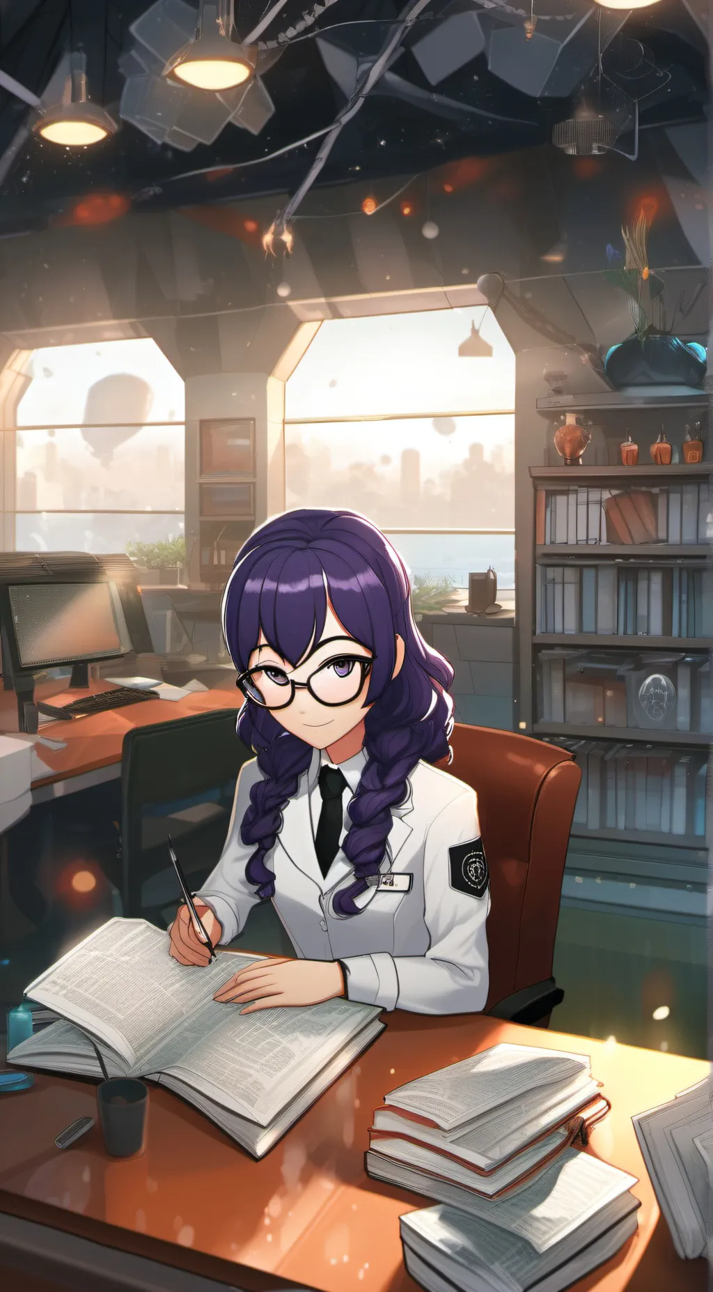 ai character: Dr.Katie background