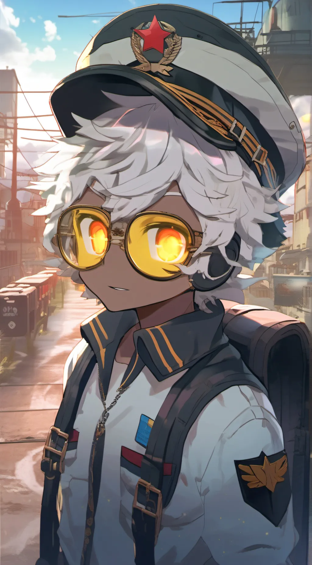 ai character: SD - N background