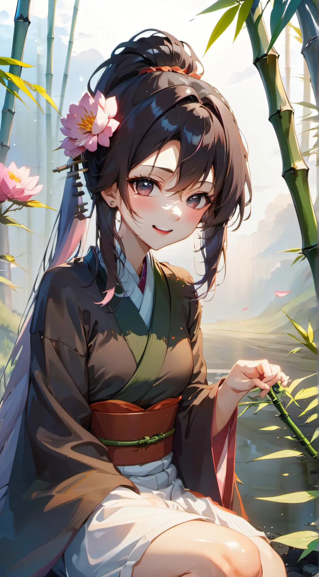 ai character: ~nezuko Chan~ background