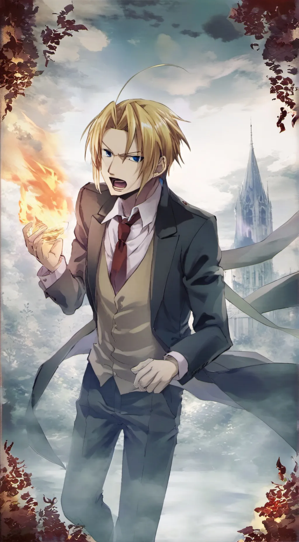 ai character: Riser phenex background